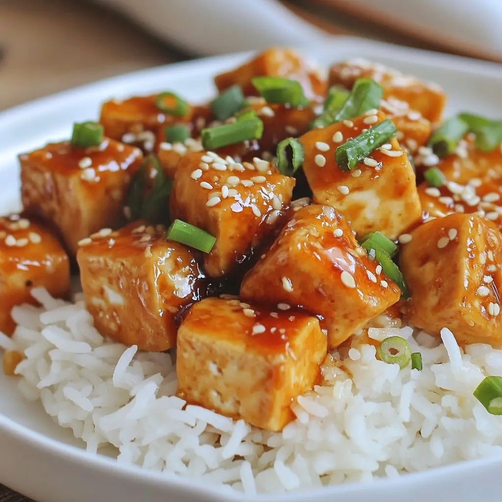 Honig Knoblauch Tofu