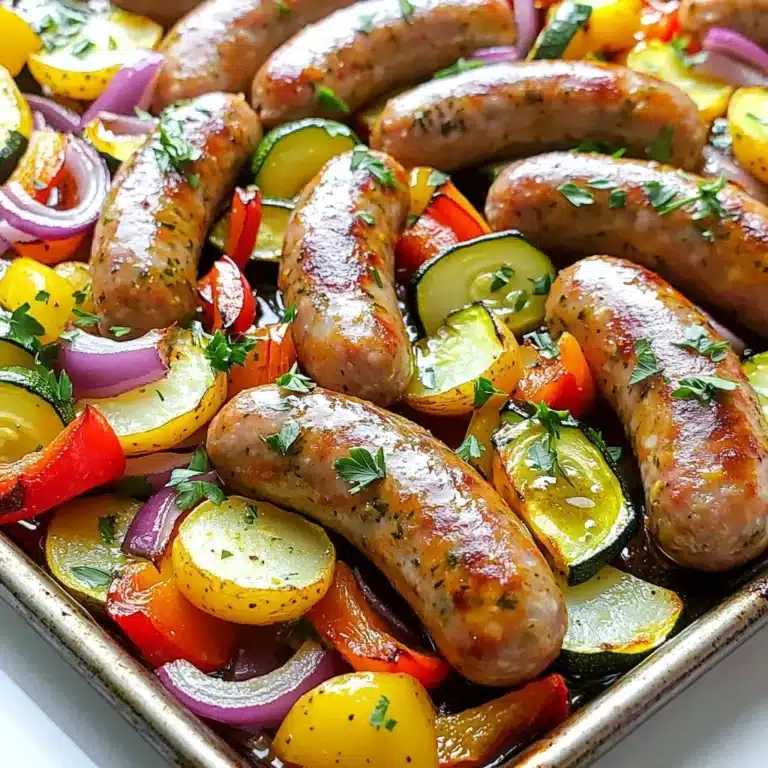 Sausage & Veggie Sheet Pan Dinner Einfache und Leckereien – Recipe Website