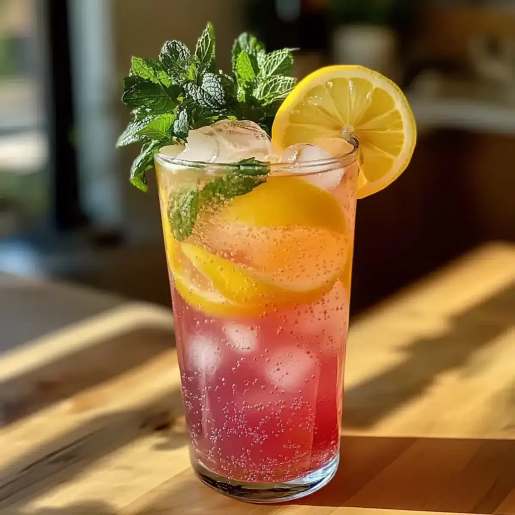 Honig Zitrone Rosa Limonade