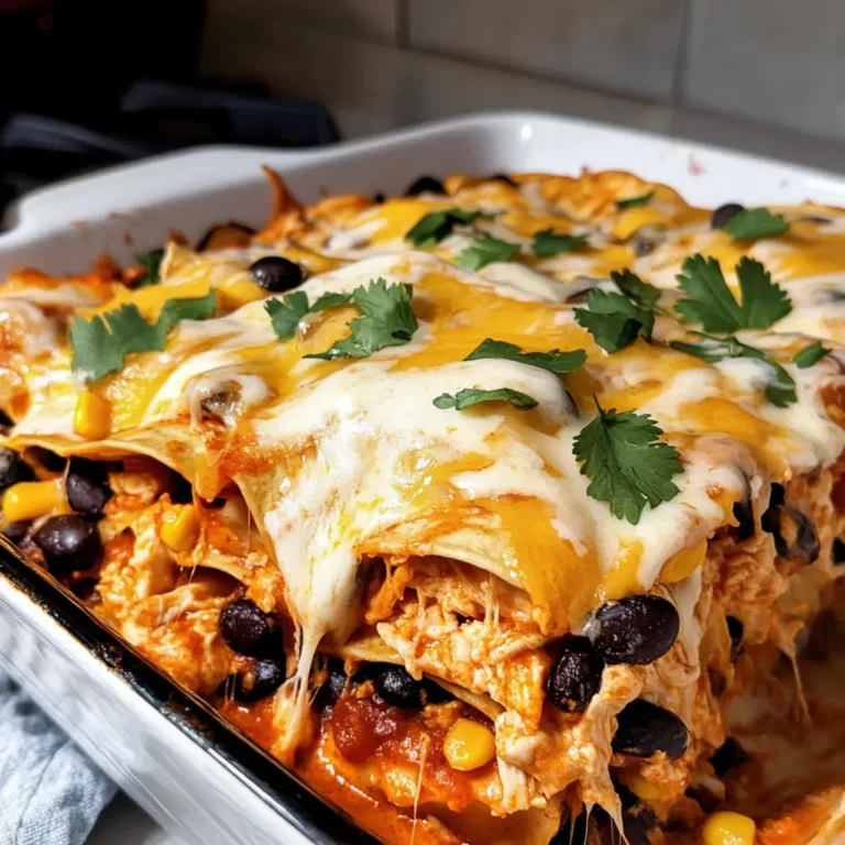 Hühnchen Enchilada Auflauf