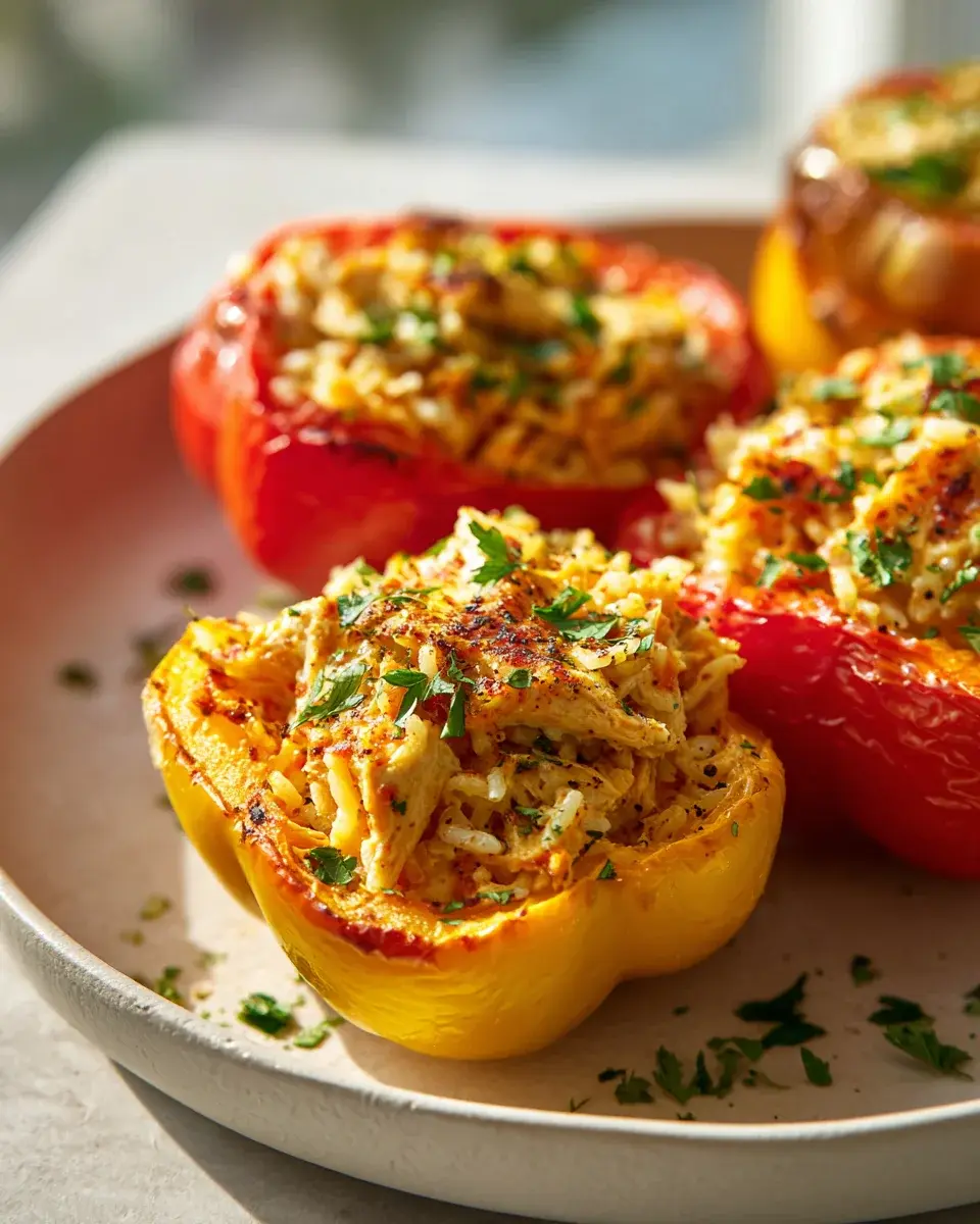 Hähnchen Paprika Reis Füllung
