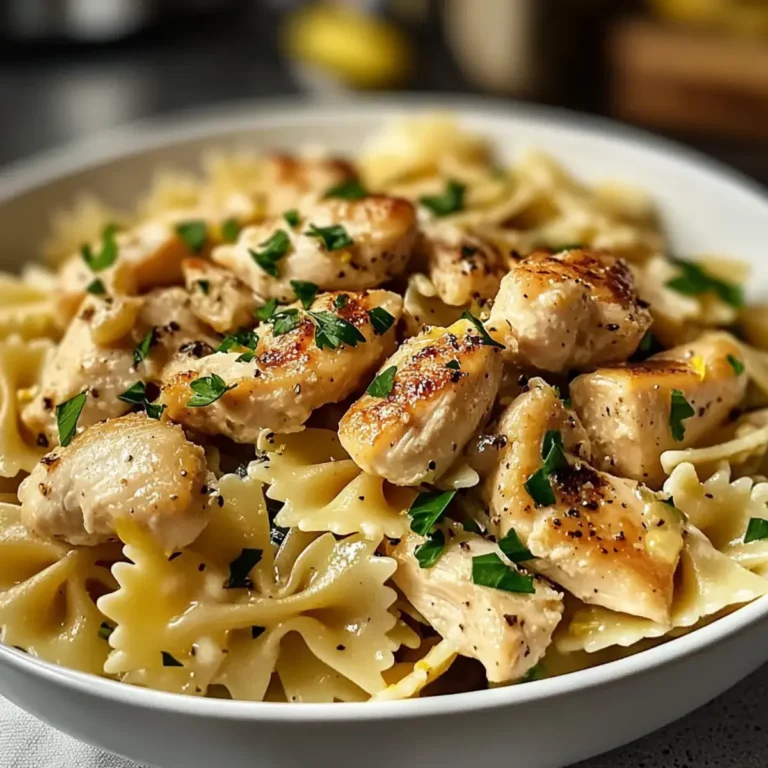 Hühnchen Piccata Pasta