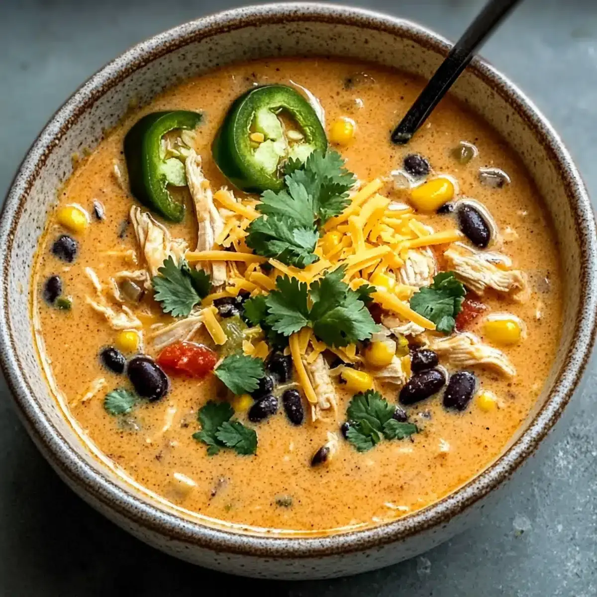 Hühnchen Poblano Suppe