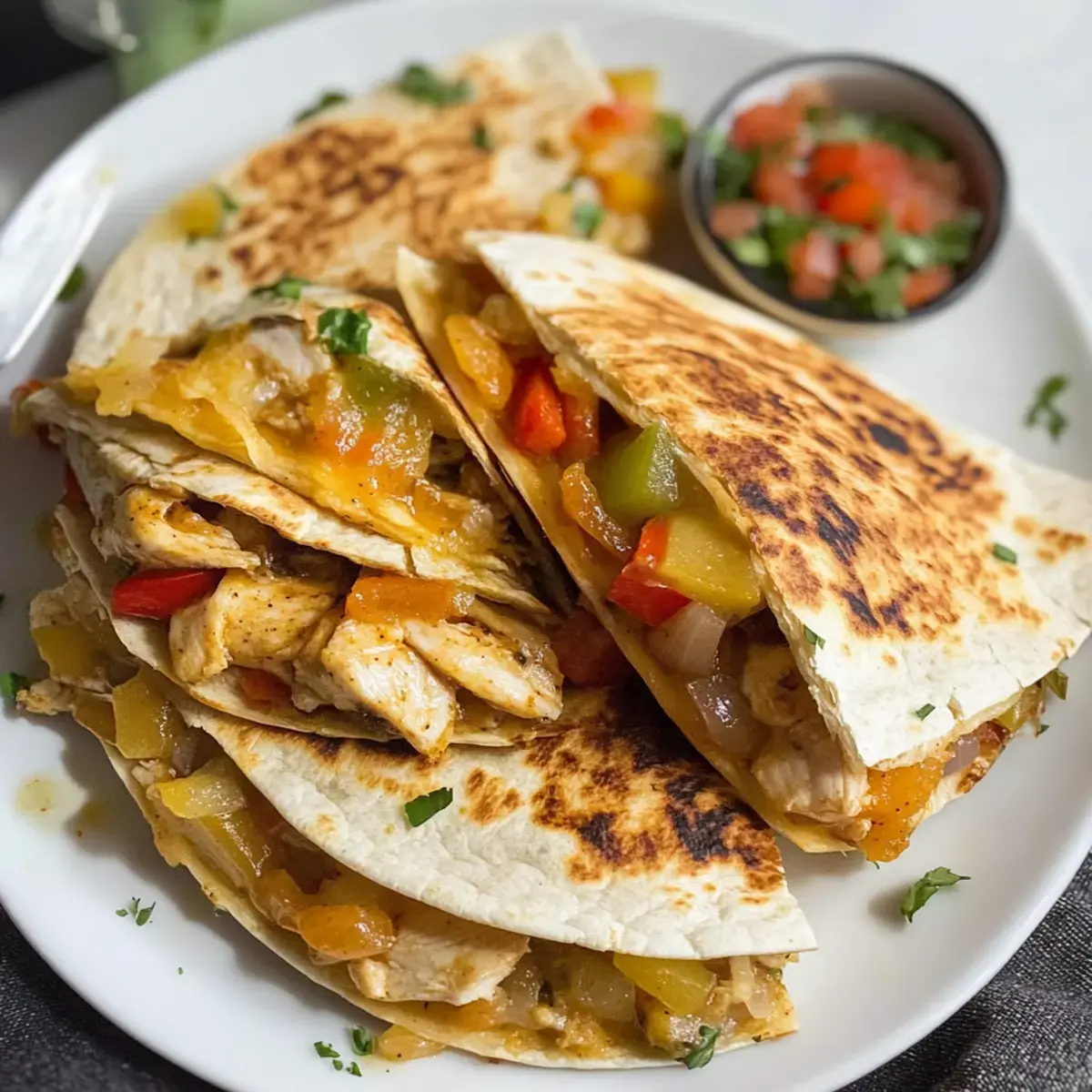 Hähnchen Quesadillas Rezept
