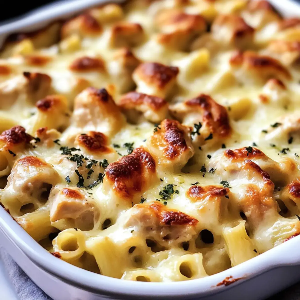 Hyhnchen Ranch Nudeln Auflauf