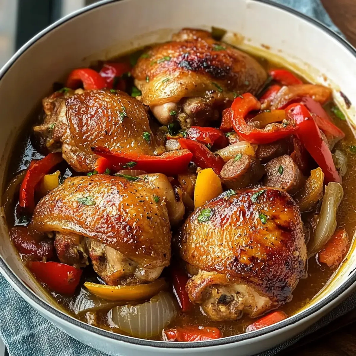 Hühnchen Scarpariello Rezept