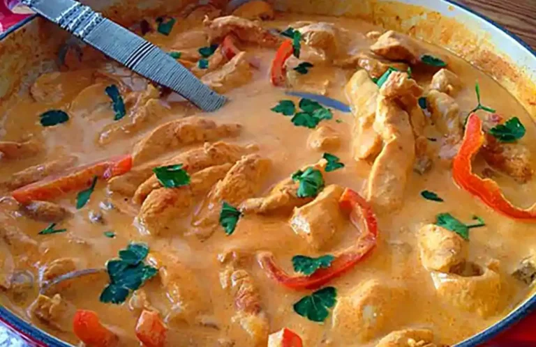 Hähnchen Stroganoff Rezept