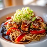 Hyhnchen Teriyaki Nudeln