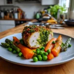 Hyhnchenfilet Byrlauch Fryhlingsgemyse