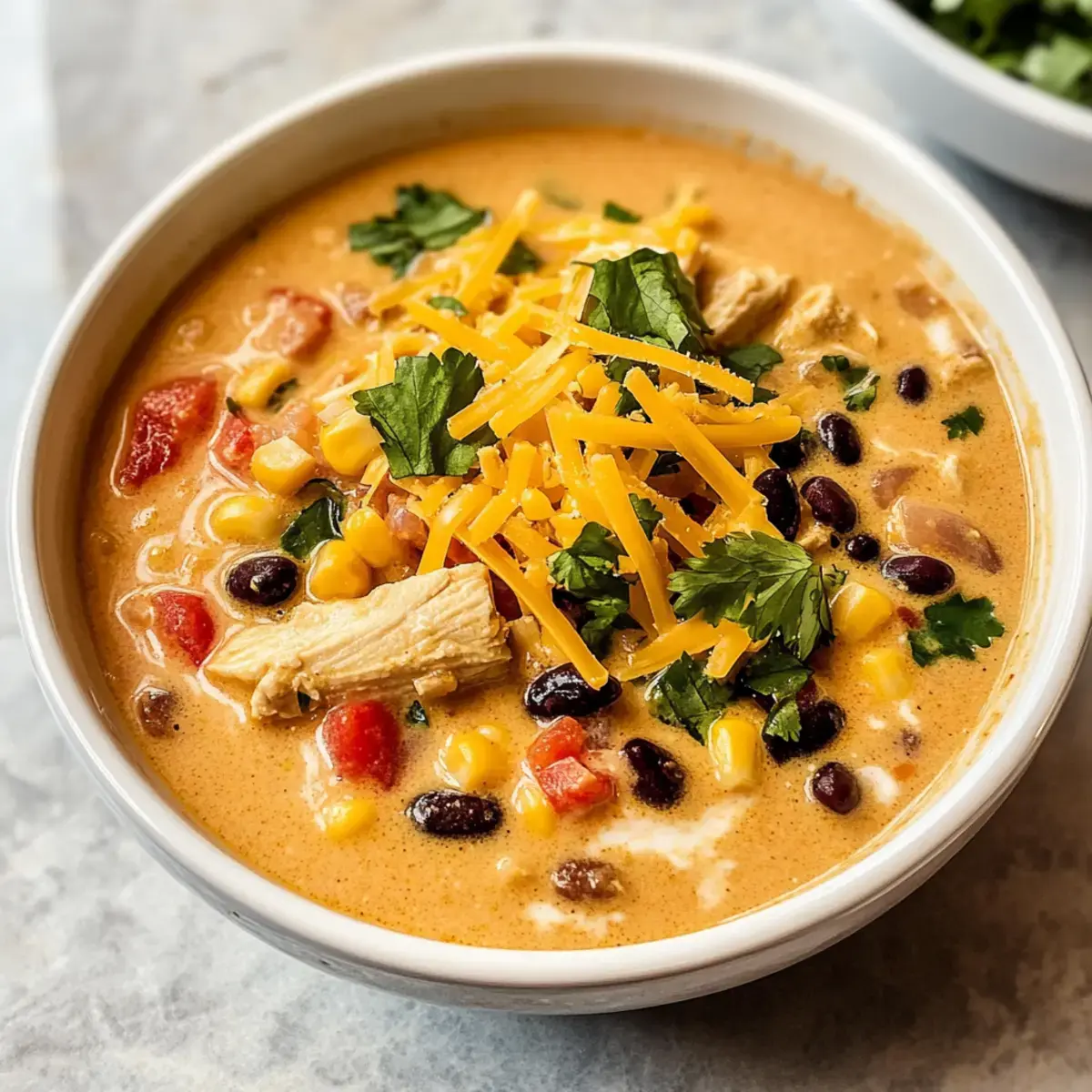 Hühnertaco-Suppe