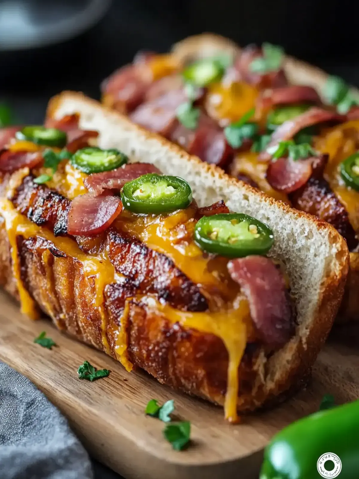 Jalapeno Popper gefüllter Hackbraten