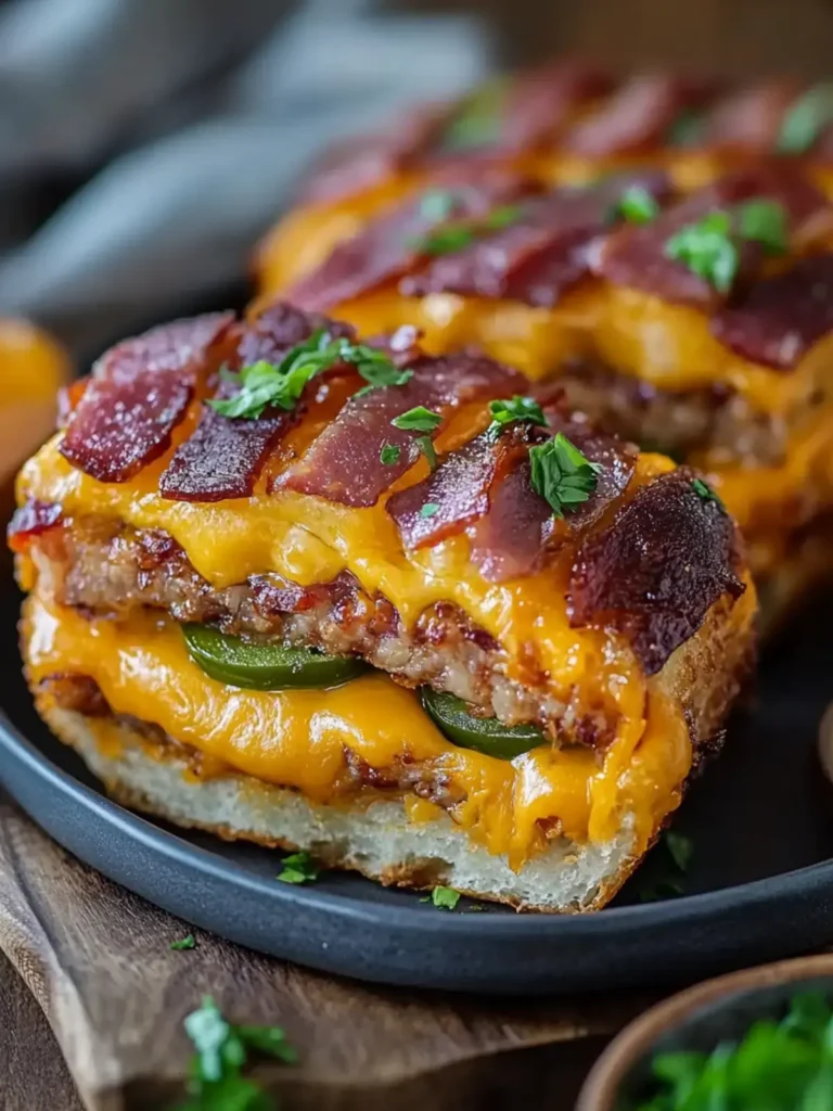 Jalapeno Popper gefüllter Hackbraten