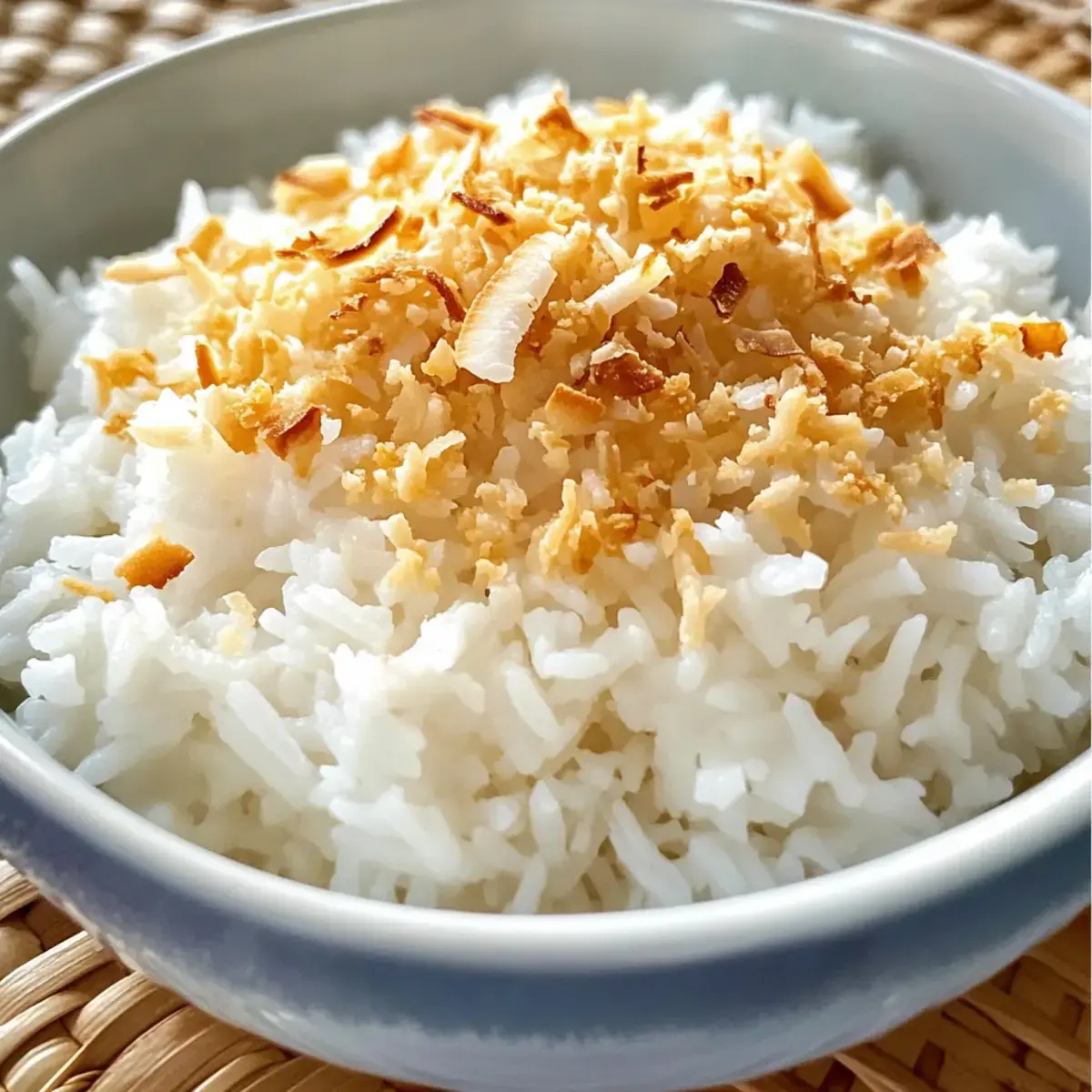 Jamaikanischer Kokosnuss Süßreis