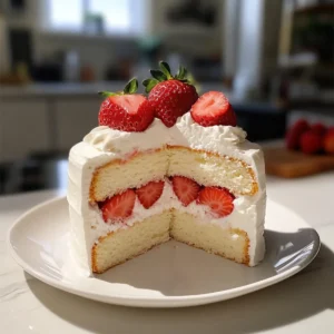 Japanische Erdbeertorte
