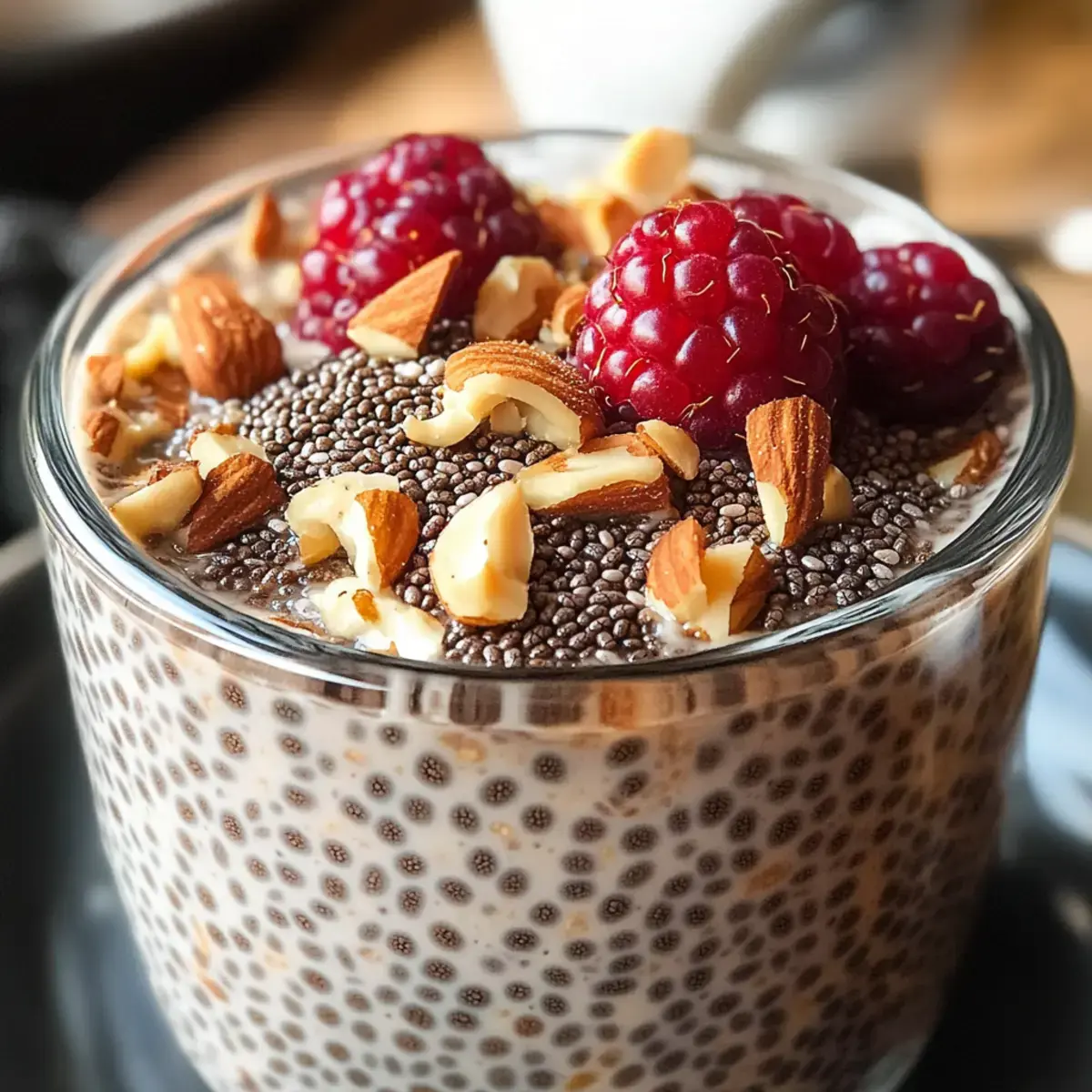 Kaffee Chia Samen Pudding