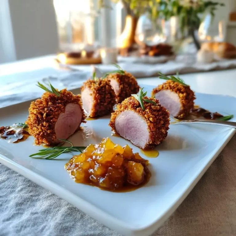 Kaninchenfilet im Haselnussmantel