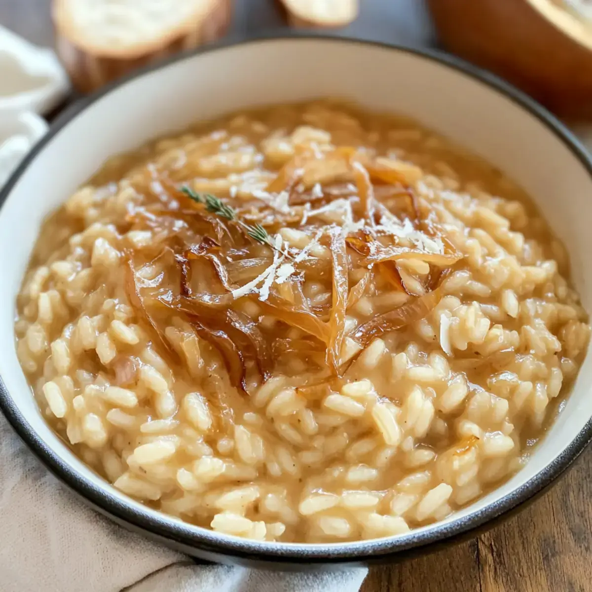 Karamellisierte Zwiebel-Risotto