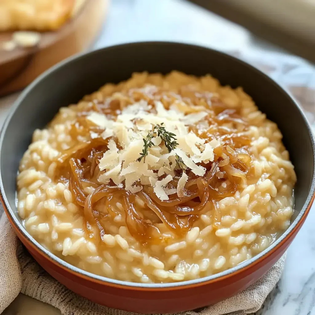 Perfektes Karamellisierte Zwiebel-Risotto für wohltuenden Genuss