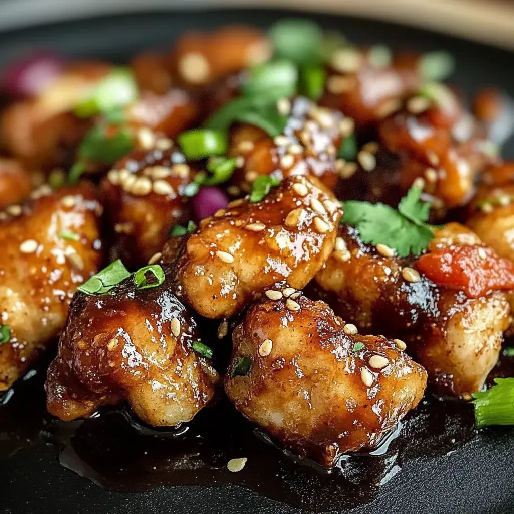 Karamellisiertes Sesam Hähnchen Rezept