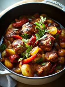 Karibischer Filettopf im Dutch Oven