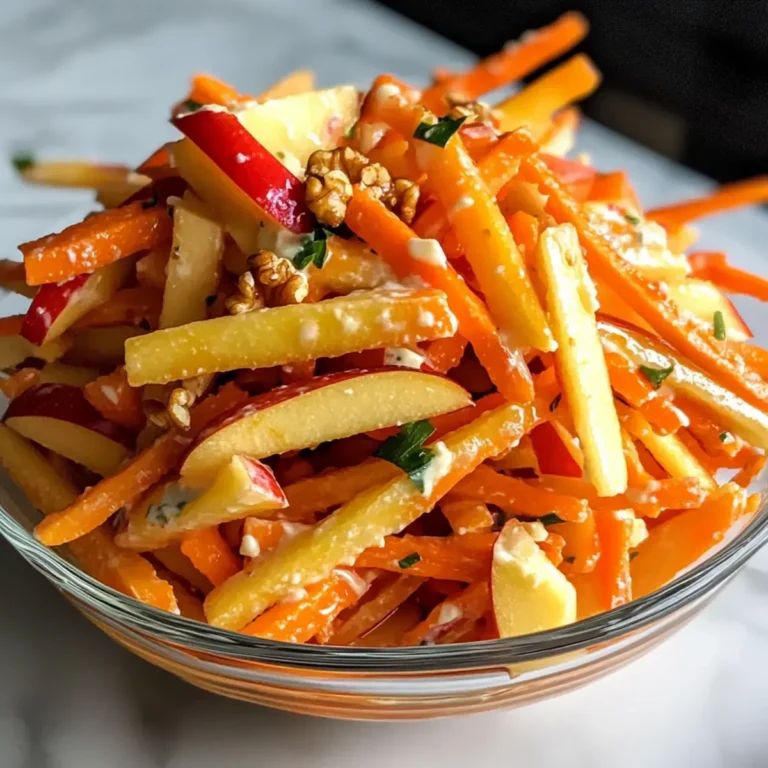 Karotten Apfel Salat