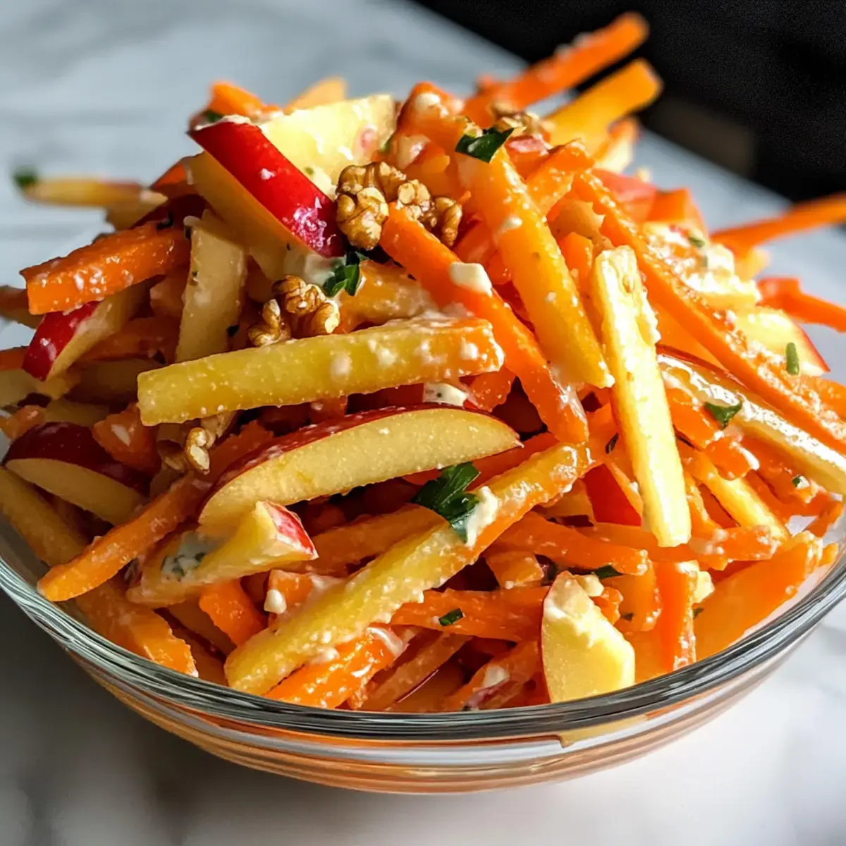 Karotten Apfel Salat