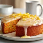 Karottenkuchen Ohne Nysse Mit Zitronenglasur