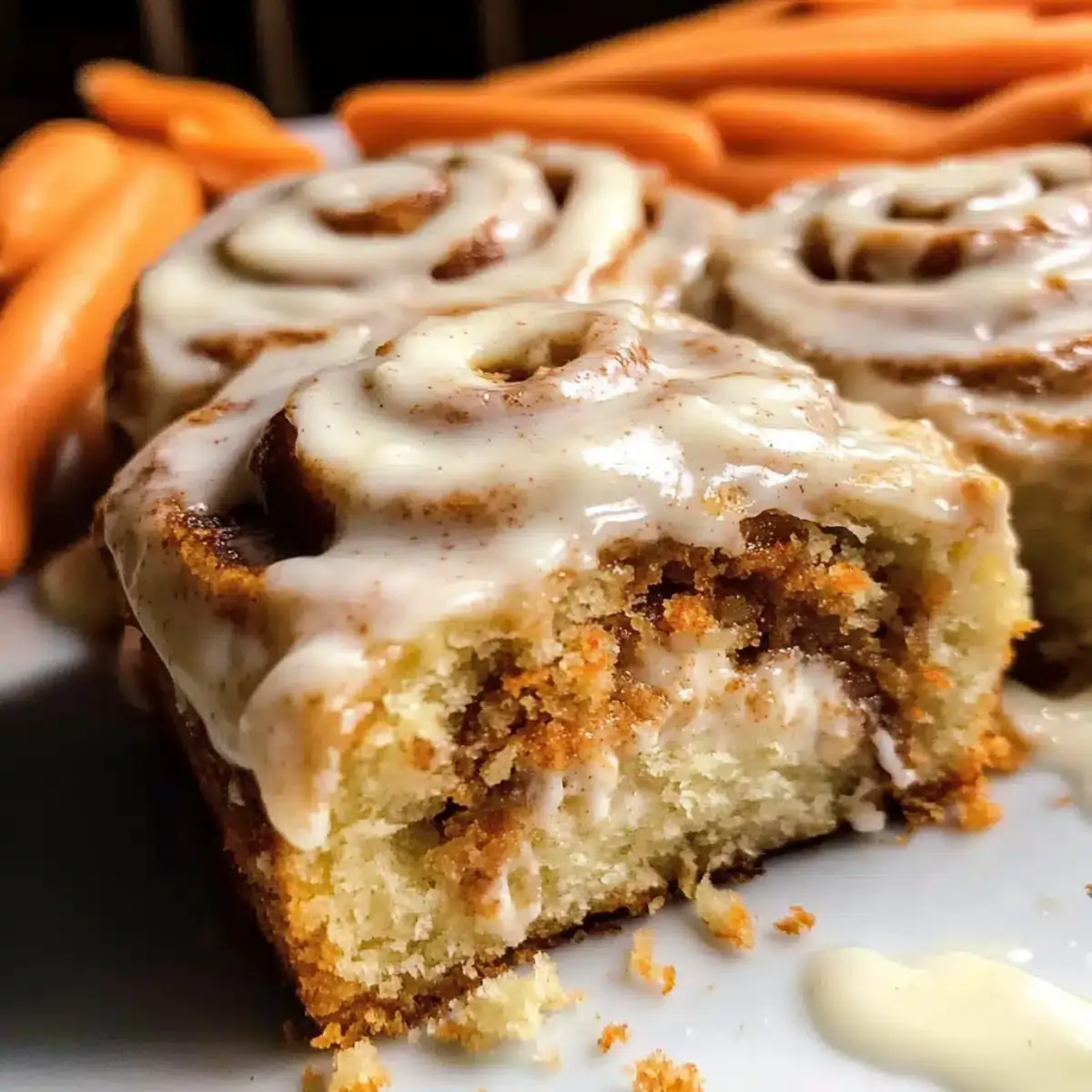 Karottenkuchen Zimtschnecken