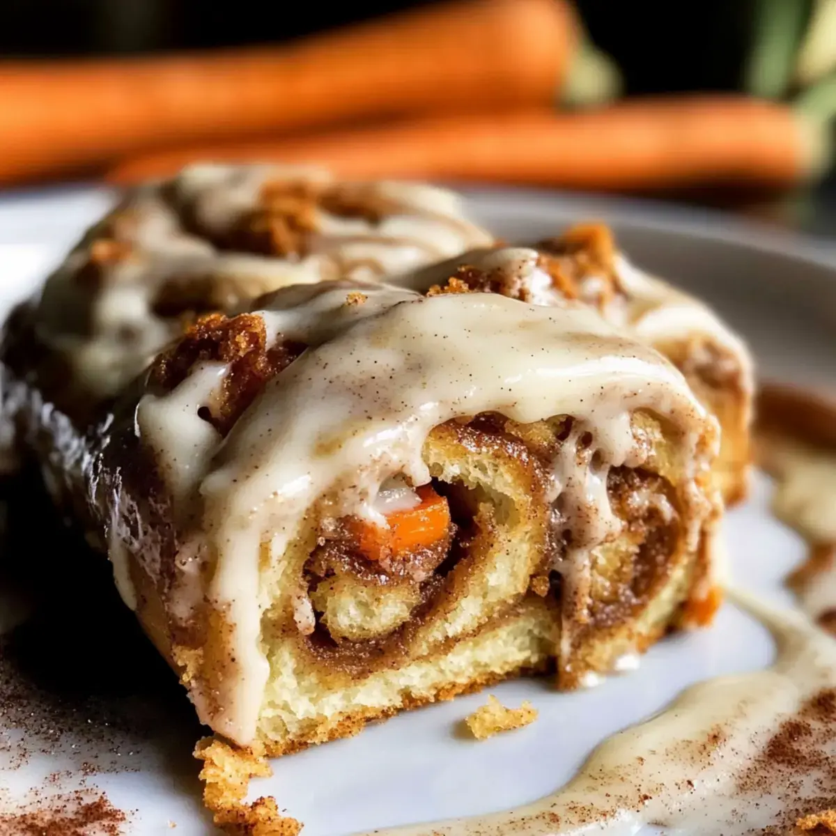 Karottenkuchen Zimtschnecken