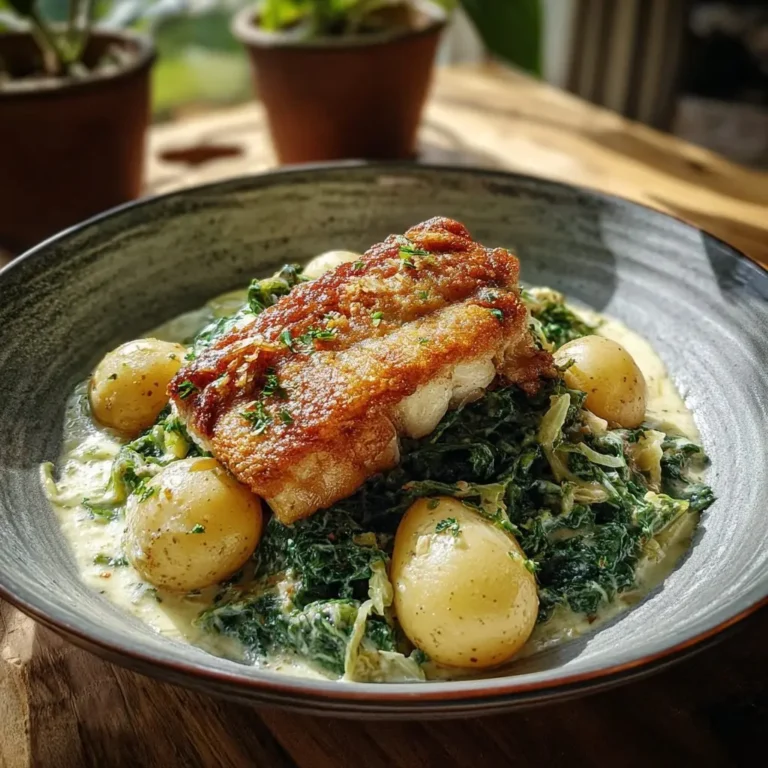 Karpfenfilet auf Rahmwirsing