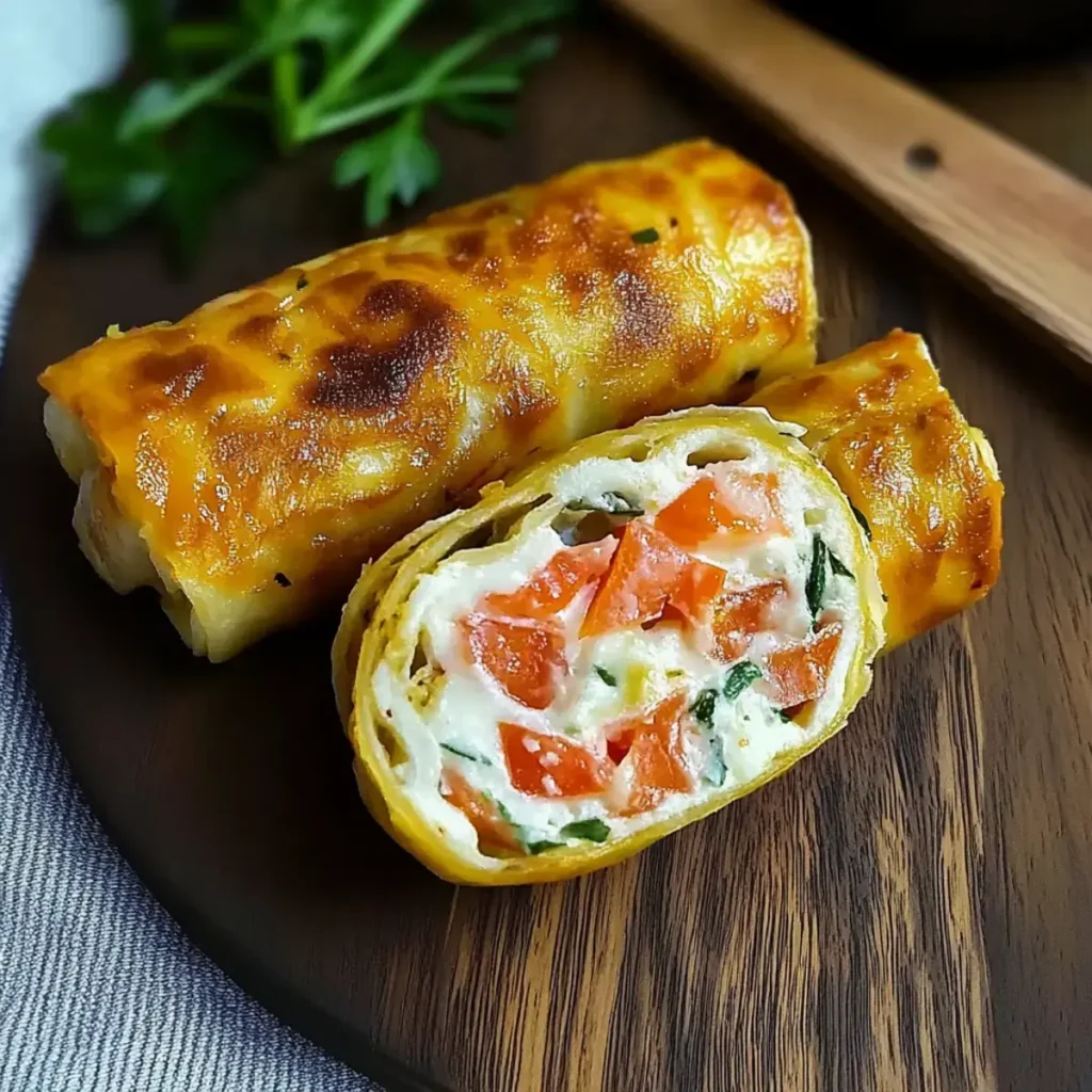 Kartoffelrolle mit Frischkäse Füllung