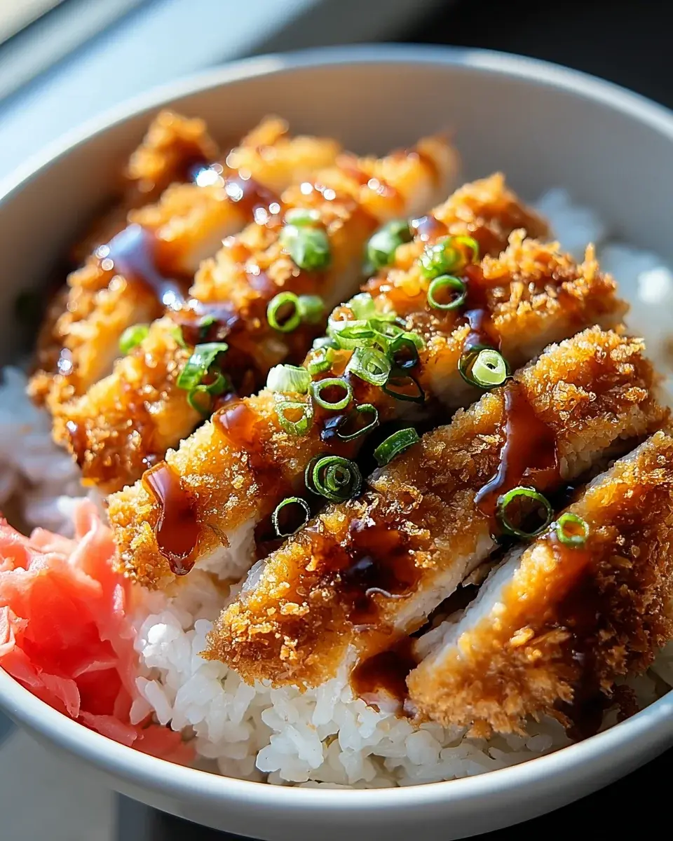 Katsu Bowls Rindfleisch Tonkatsu Sauce