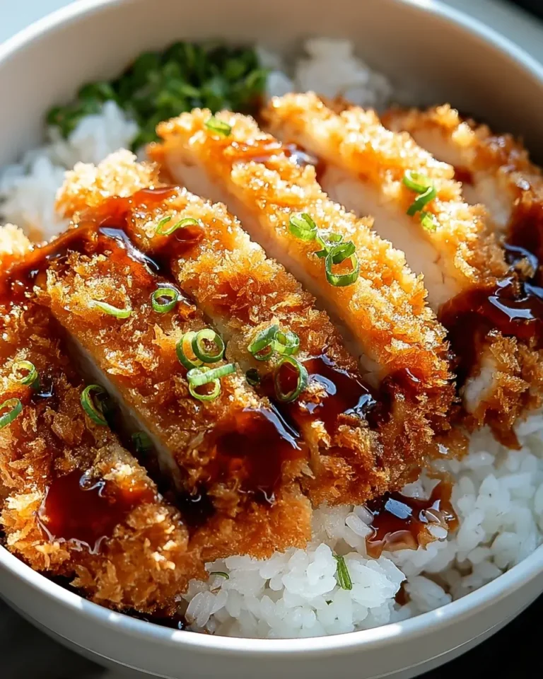 Katsu Bowls Rindfleisch Tonkatsu Sauce