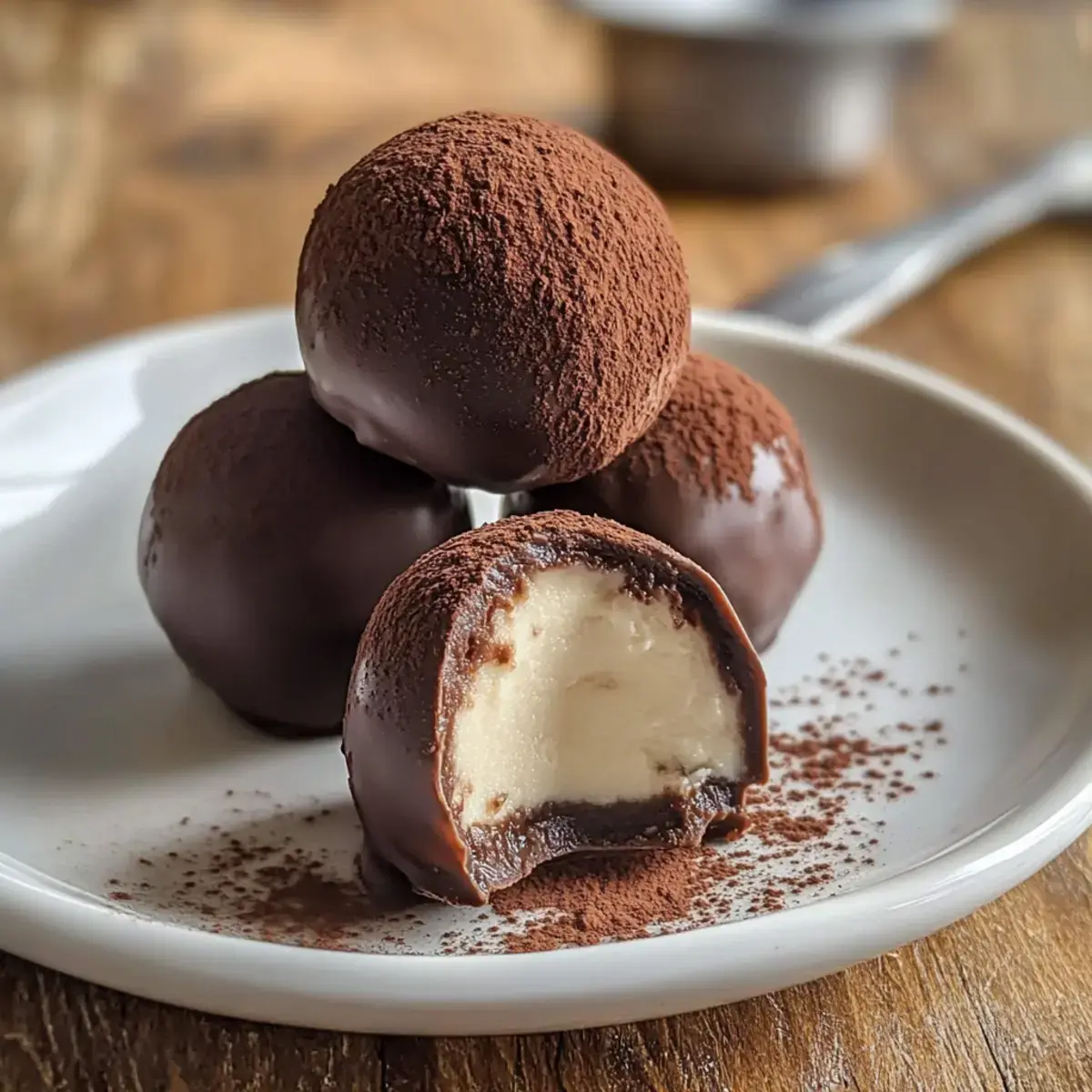 Keine Backen Tiramisu Trüffel