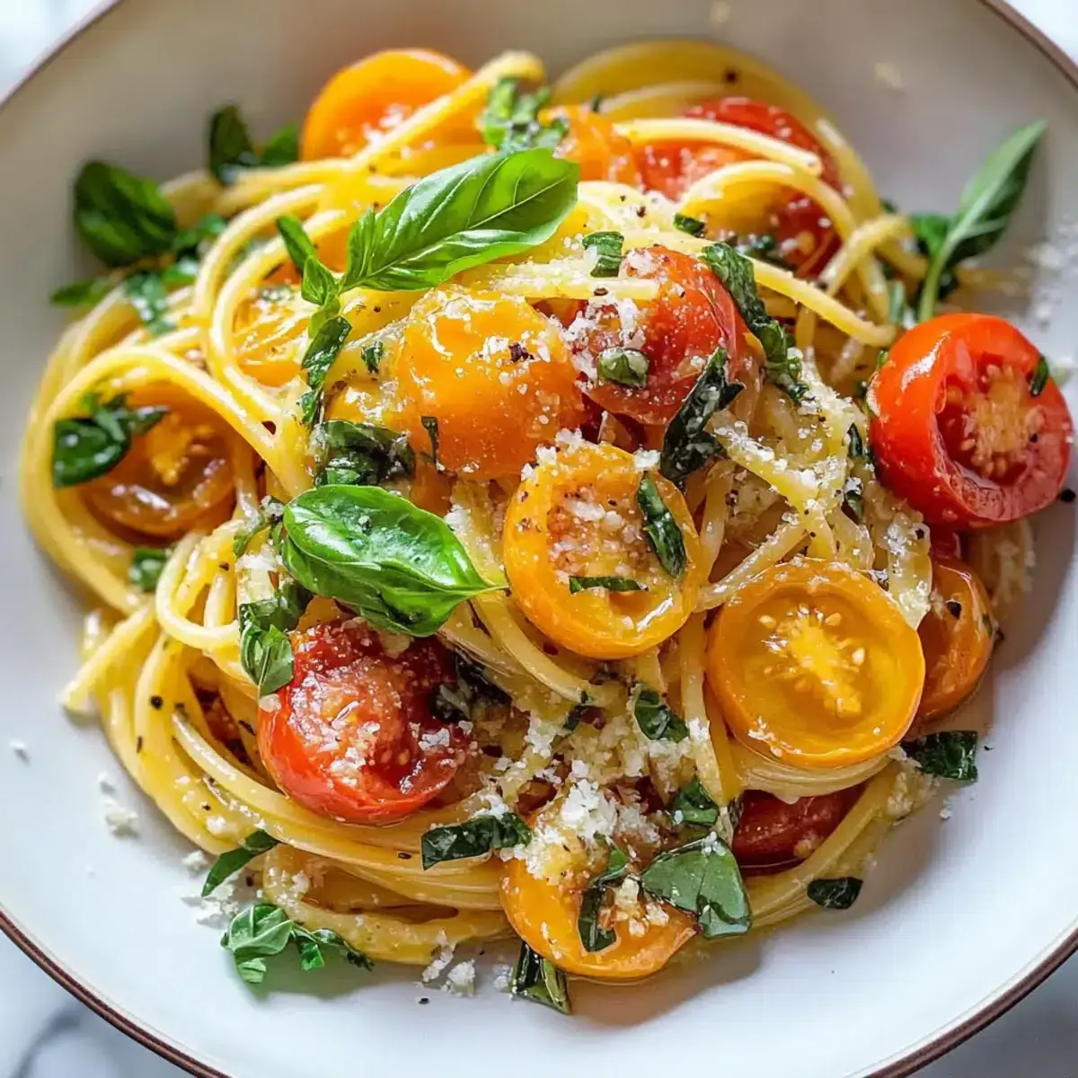 Keine Koch Frische Sun Gold Tomaten Pasta