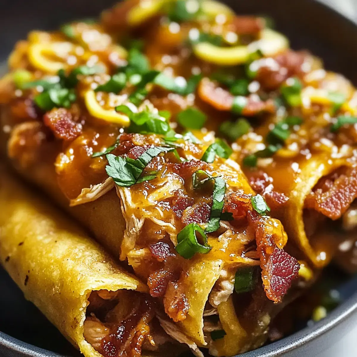 Keto Chicken Bacon Ranch Taquitos