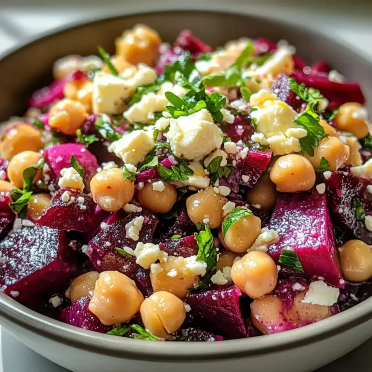 Kichererbsen-Rote-Bete-Feta-Salat