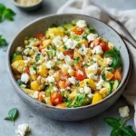 Kichererbsensalat mit Feta
