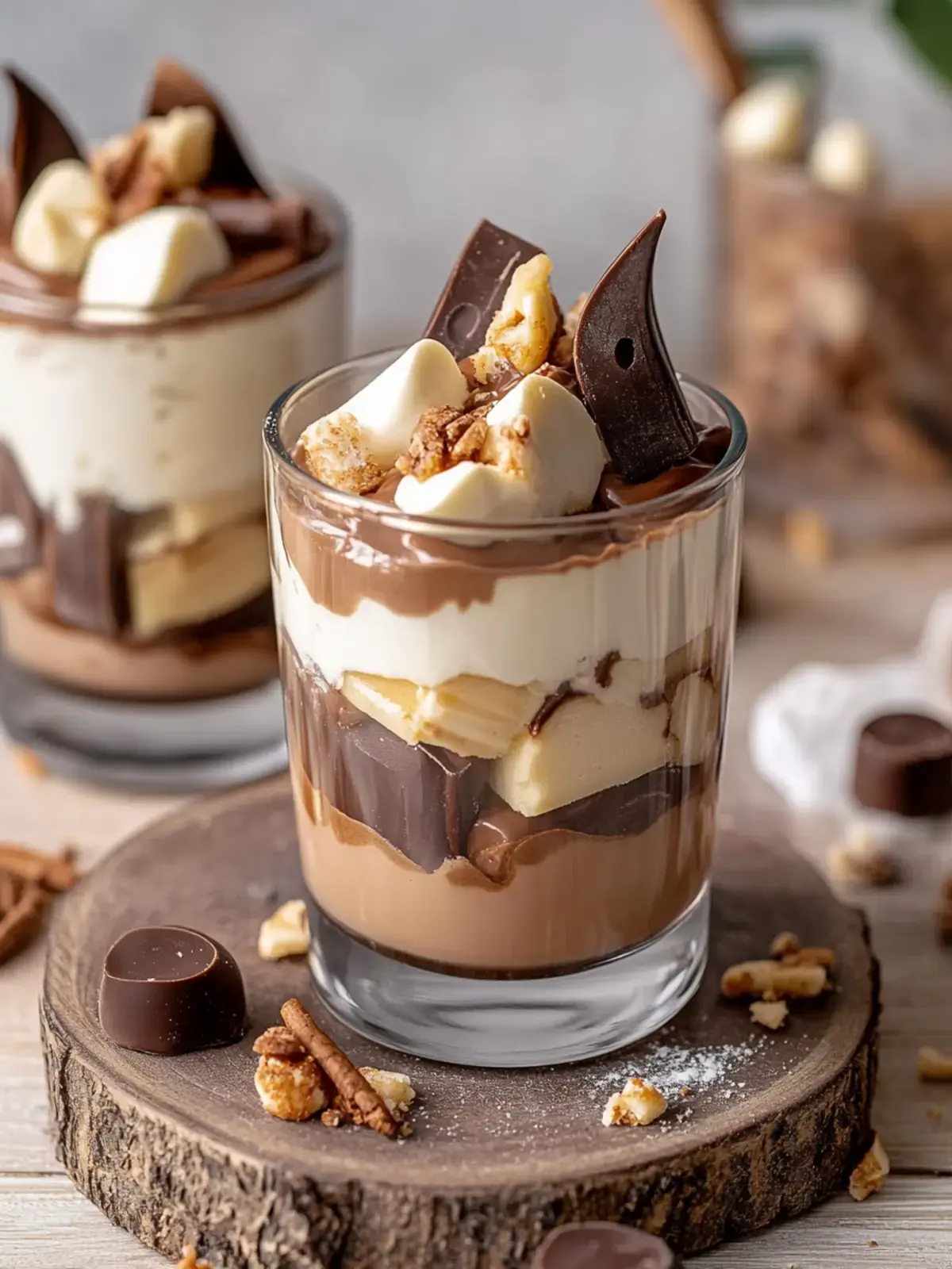 Kinder Bueno Käsekuchen im Glas