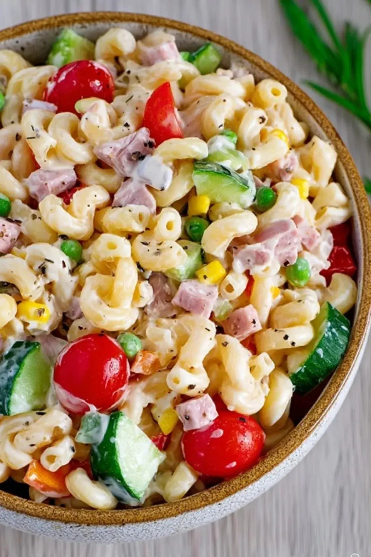 Kinder Nudelsalat mit Frischkäse