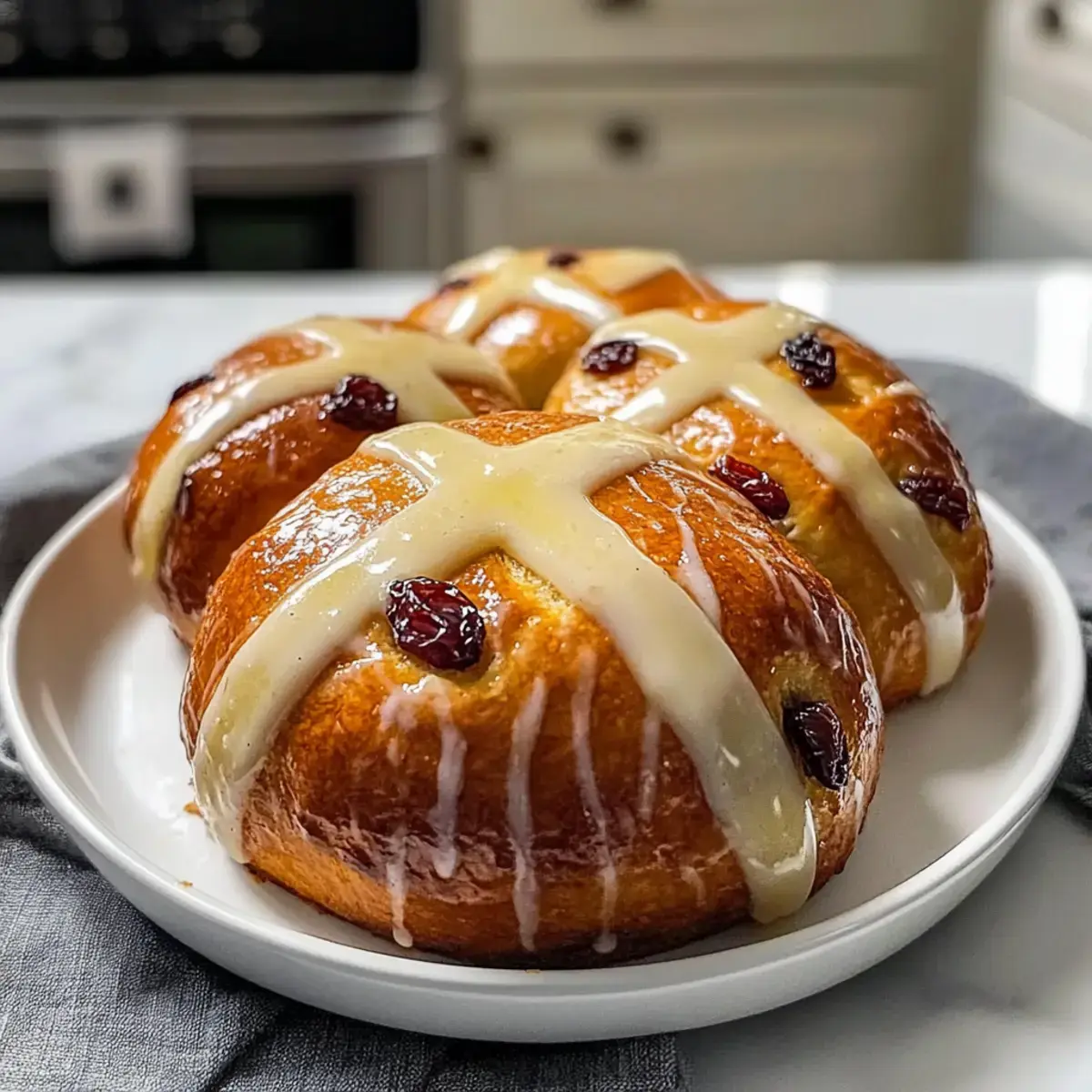 Klassische Hefegebäcke mit griechischem Joghurt