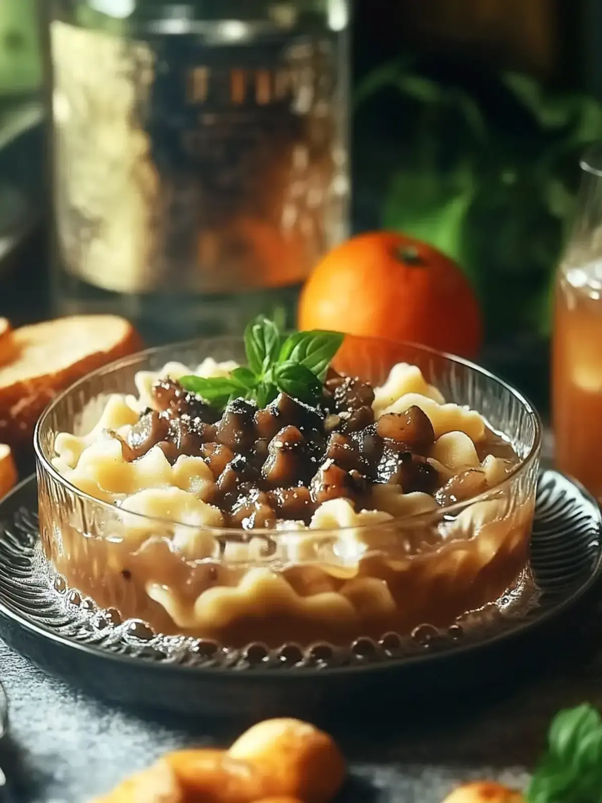 Klassische Jägersoße mit Spätzle