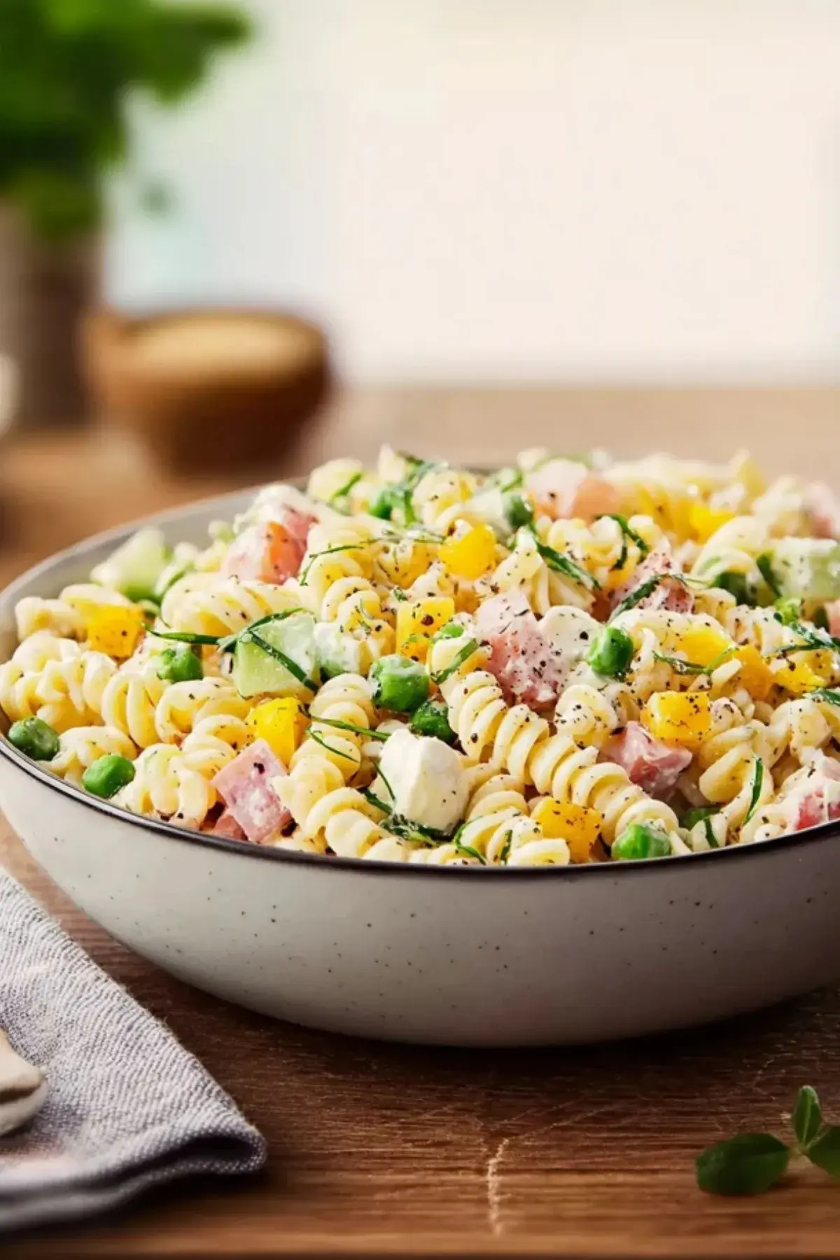 Klassischer Nudelsalat