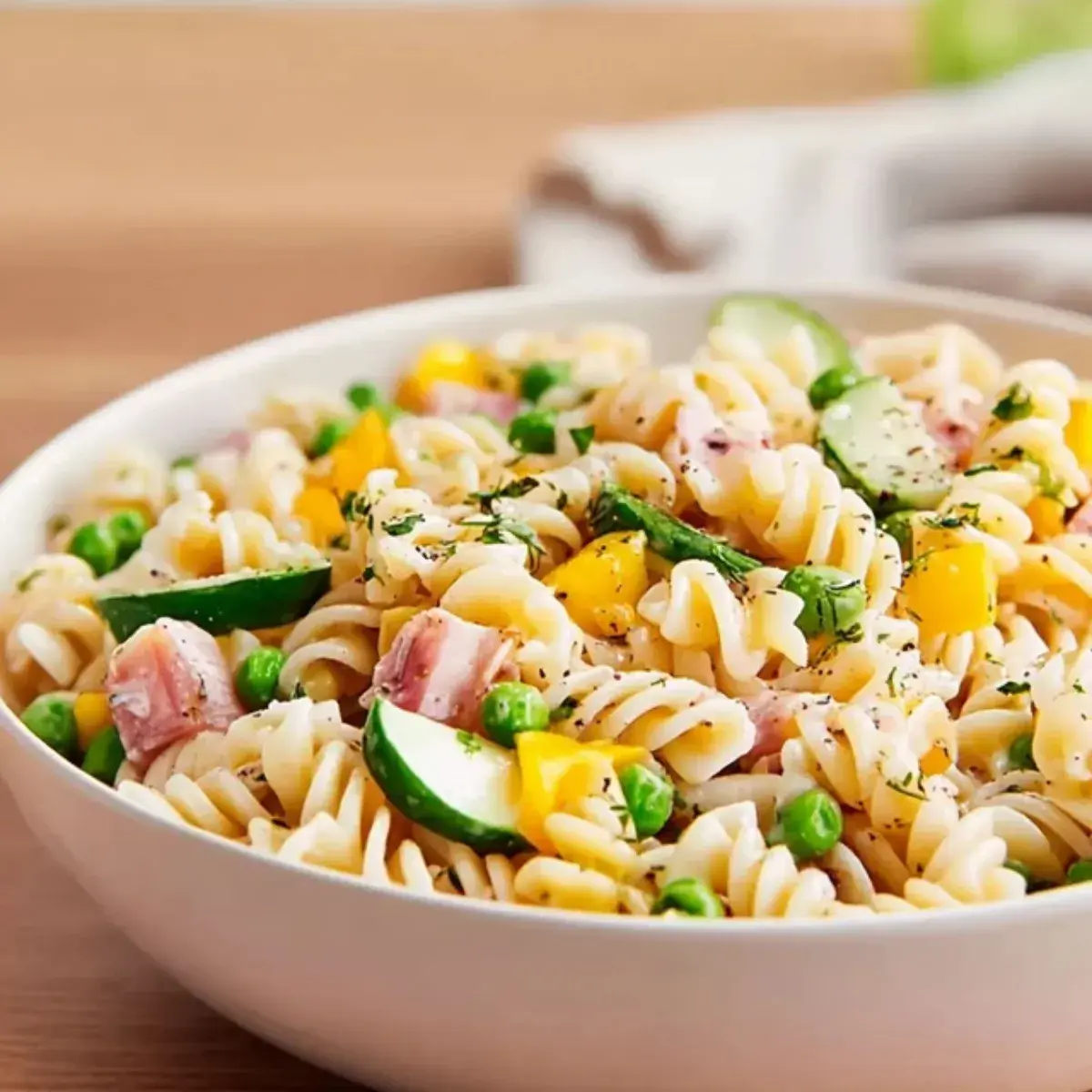 Klassischer Nudelsalat