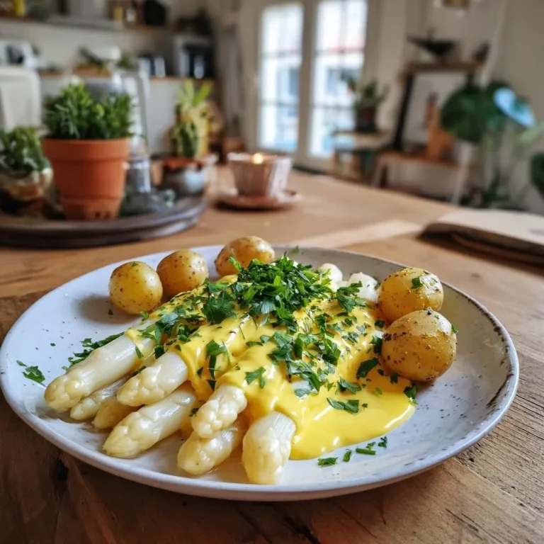 Klassischer Spargel Zitronen Hollandaise