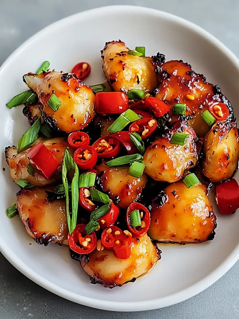 Klebrige Süß-Chili-Hähnchenschenkel