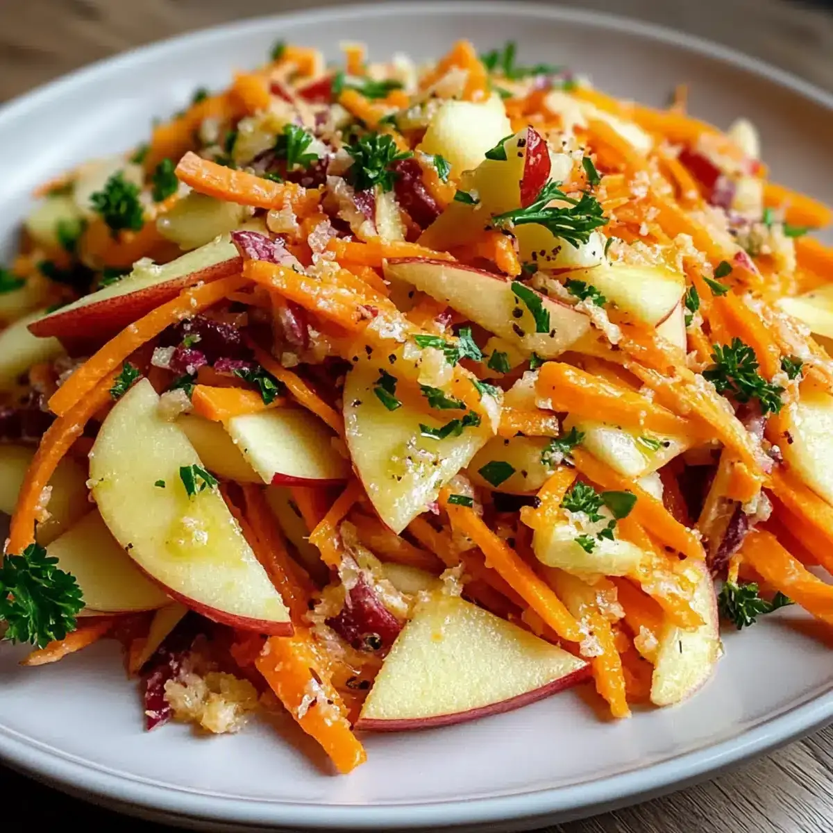 Knackiger Apfel Myhren Salat