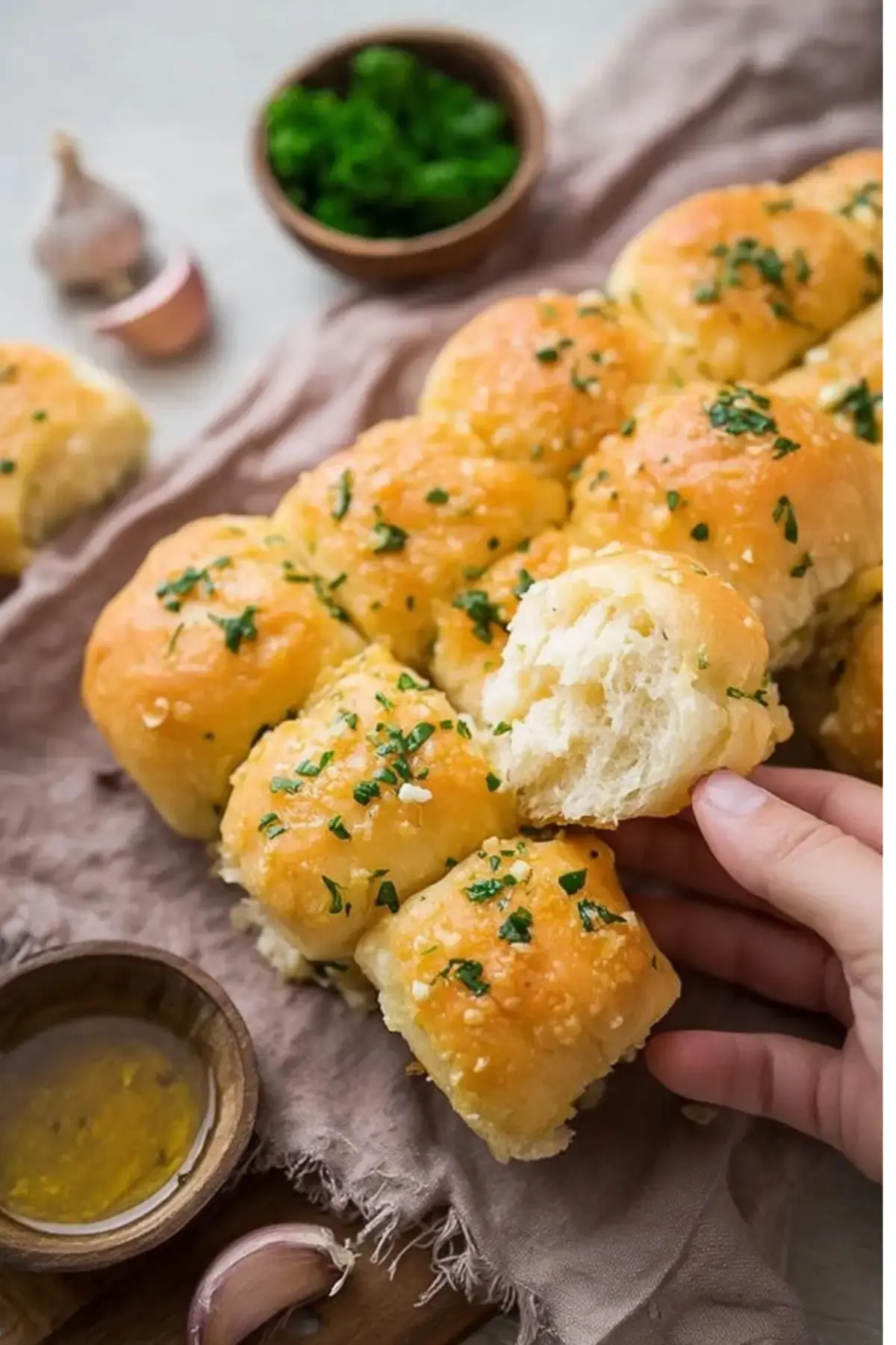 Knoblauch Brötchen Rezept