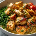 Knoblauch Butter Hyhnchen Bites