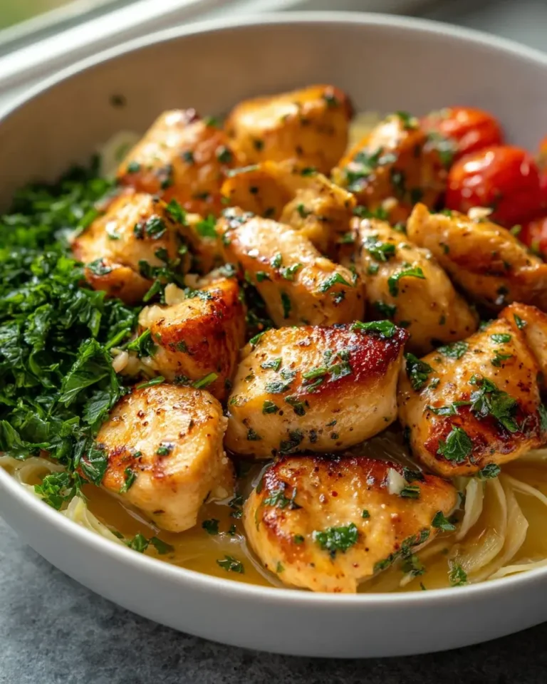 Knoblauch-Butter-Hühnchen-Bites: Einfaches Rezept zum Nachkochen – Snackerra